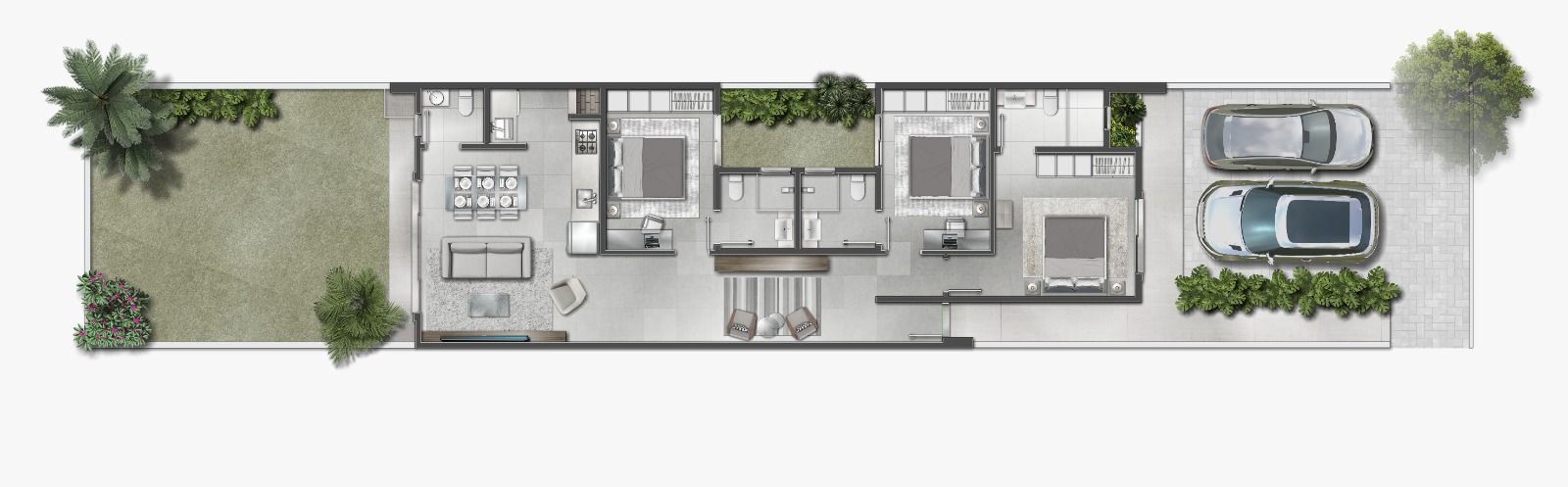 Última Unidade: Ampla Casa com 3 Suítes no Vale dos Plátanos — foto 1